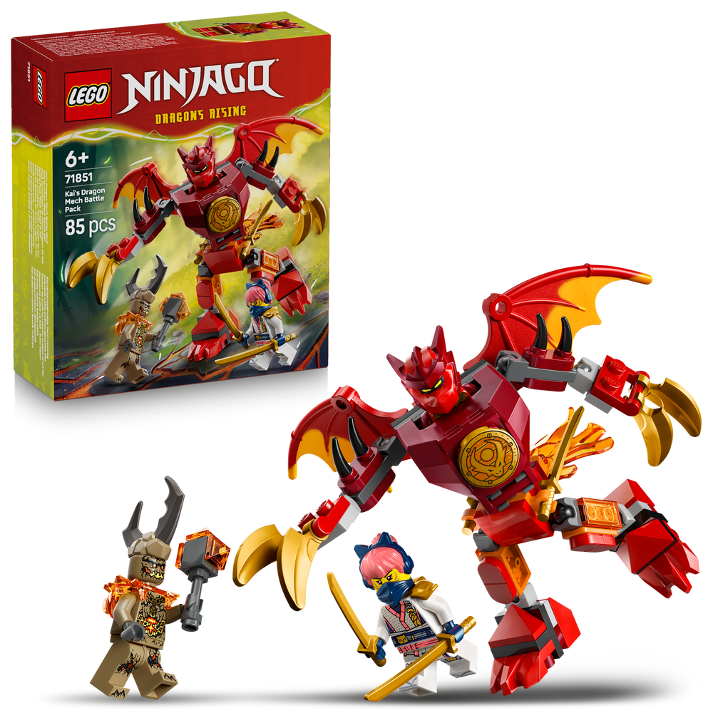 Lego Kai's Dragon Mech Battle Pack 6A+