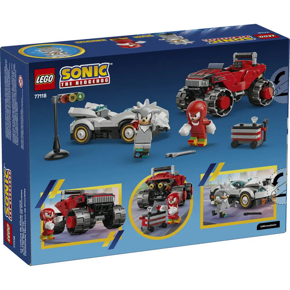 Lego Silver's Car vs. Knuckles' Monster Truck 8A+