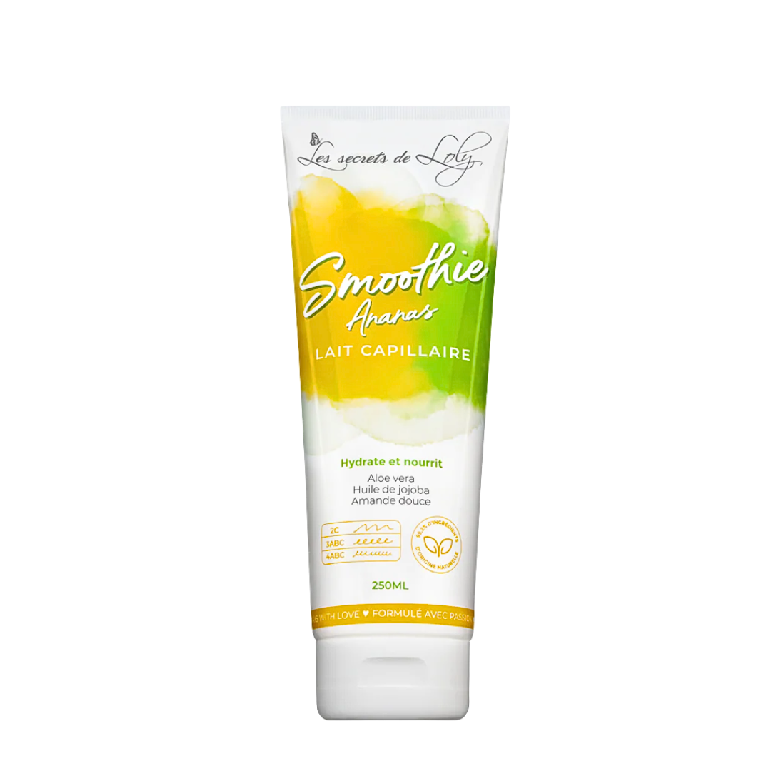 Lait capillaire Les Secrets de Loly Smoothie Ananas 250 ml