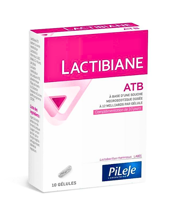 Boîte Lactibiane ATB 10 gélules Pileje