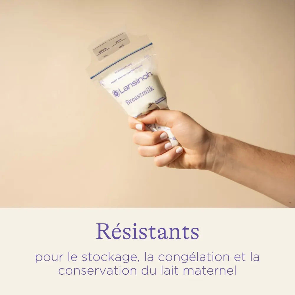 Lansinoh Sachets de Conservation du Lait Maternel – 25 Unités