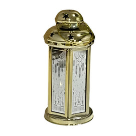 Lanterne Décorative en Métal et Verre – LED avec Son