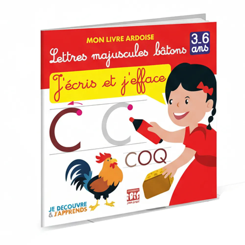 Block Capital Letters – My Wipe-Clean Slate Book - 3-6Y