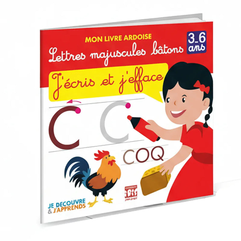 Block Capital Letters – My Wipe-Clean Slate Book - 3-6Y