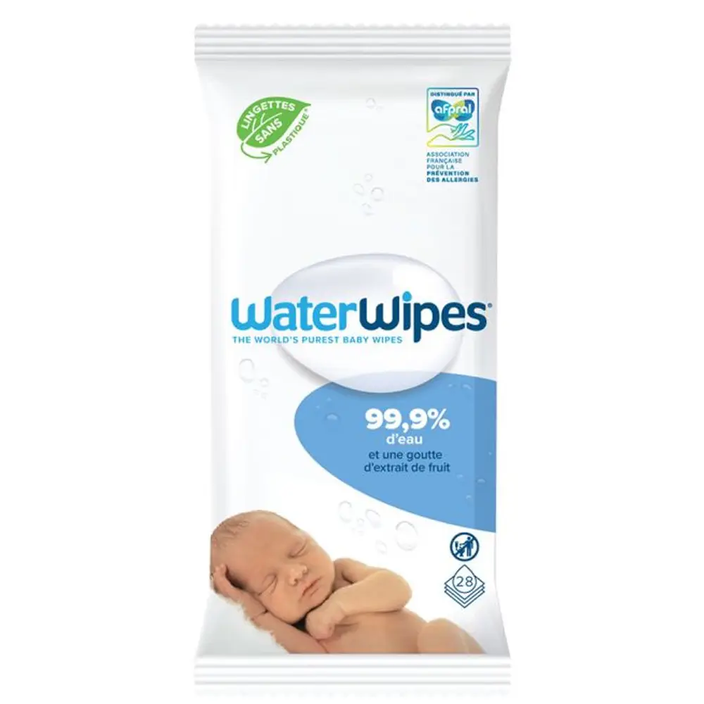 Lingettes Bébé WaterWipes x28