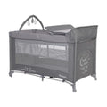 Lorelli Noemi Plus 2 Level Playpen - Cool Gray Star