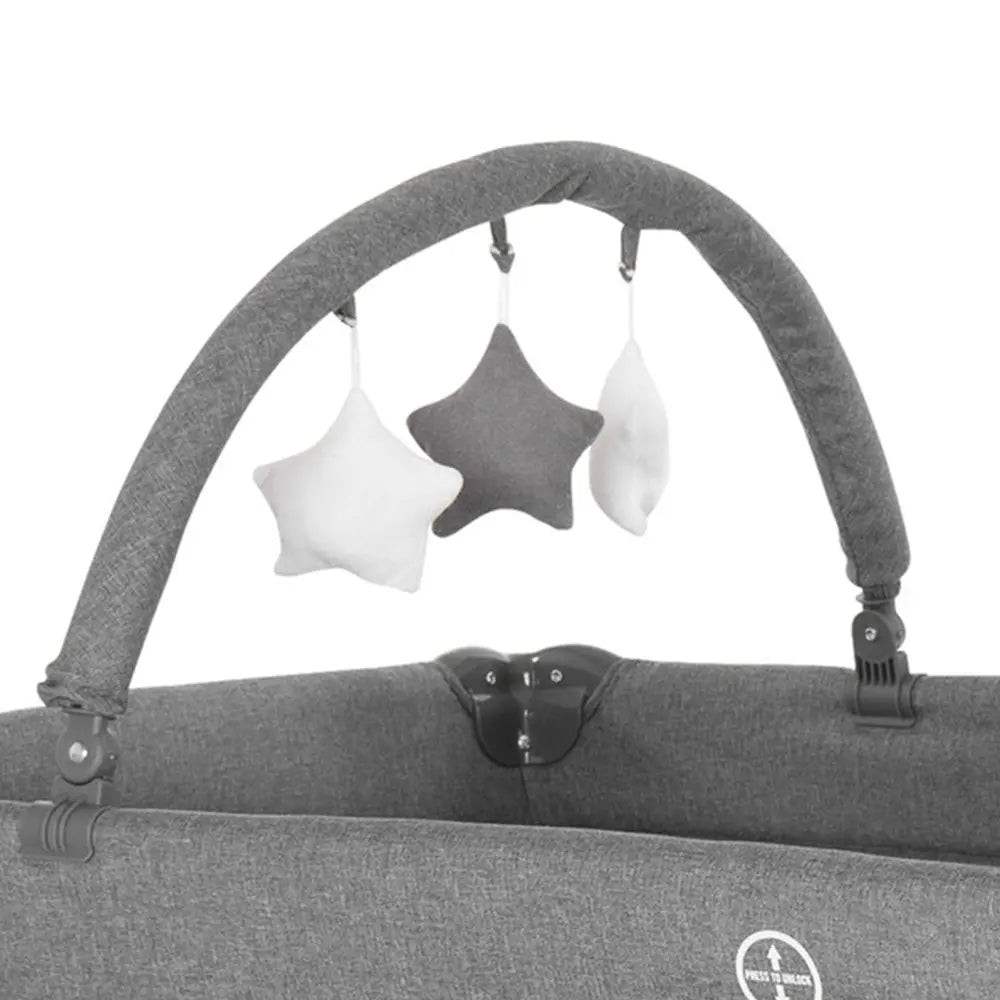 Lorelli Lit Parapluie Noemi Plus 2 Niveaux - Cool Gris Star