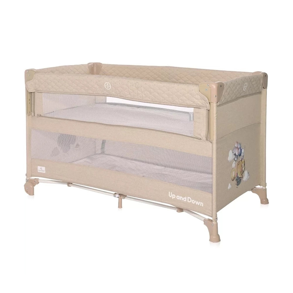 Lorelli Lit de Voyage Cododo 2 Niveaux Up and Down - Beige