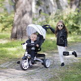 لوريلي   عربة أطفال بثلاث عجلات  روكيت 4 في 1 - أسود