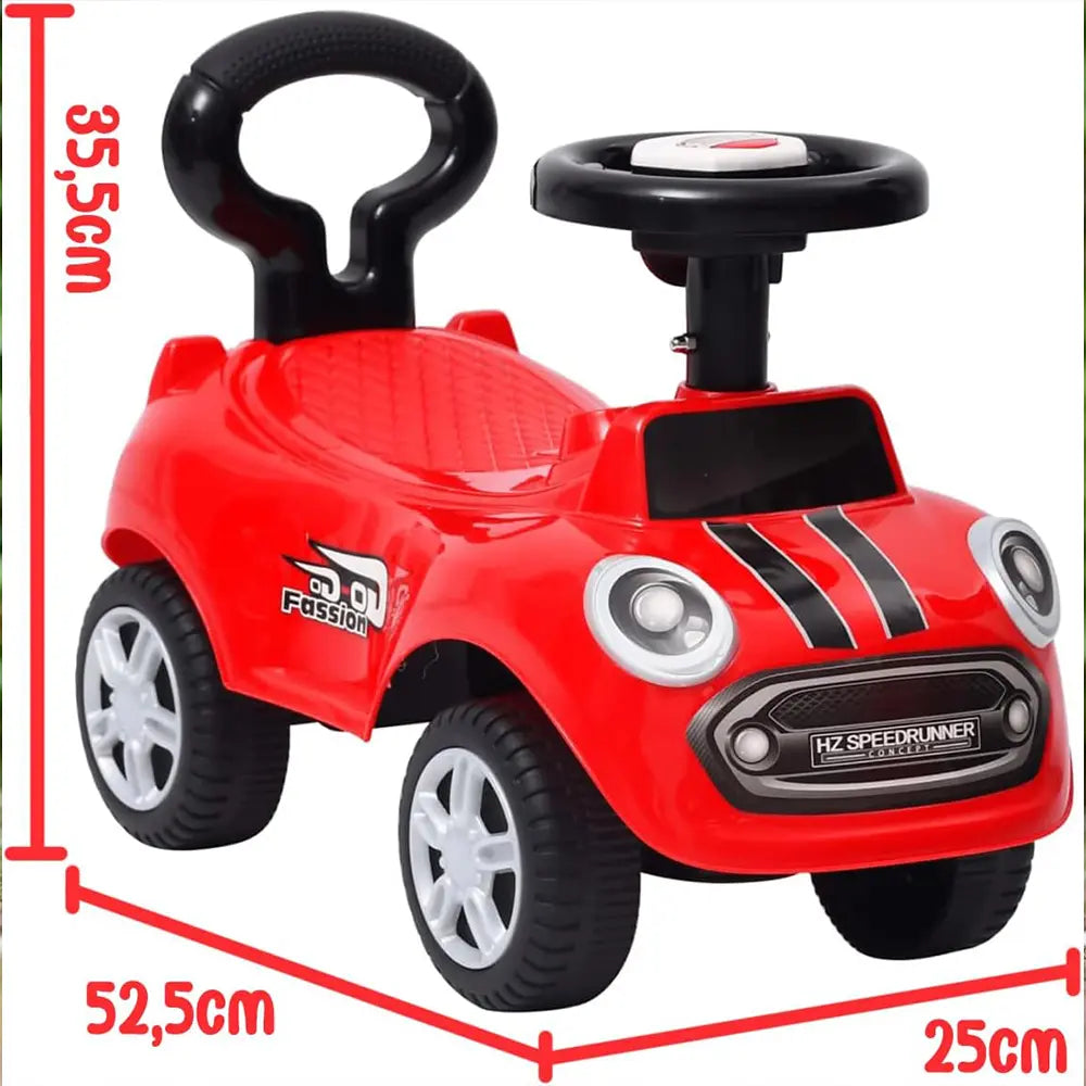 Lorelli  Porteur Voiture Mini Sport - Rouge