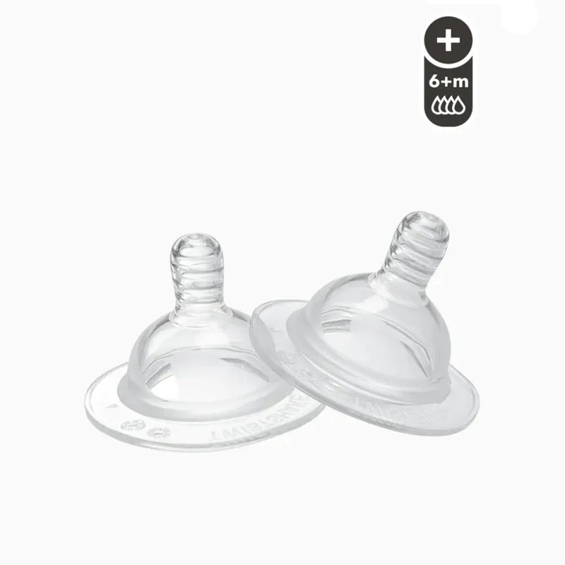 Lot de 2 Tétines Anti-Colique Twistshake Plus 6M+