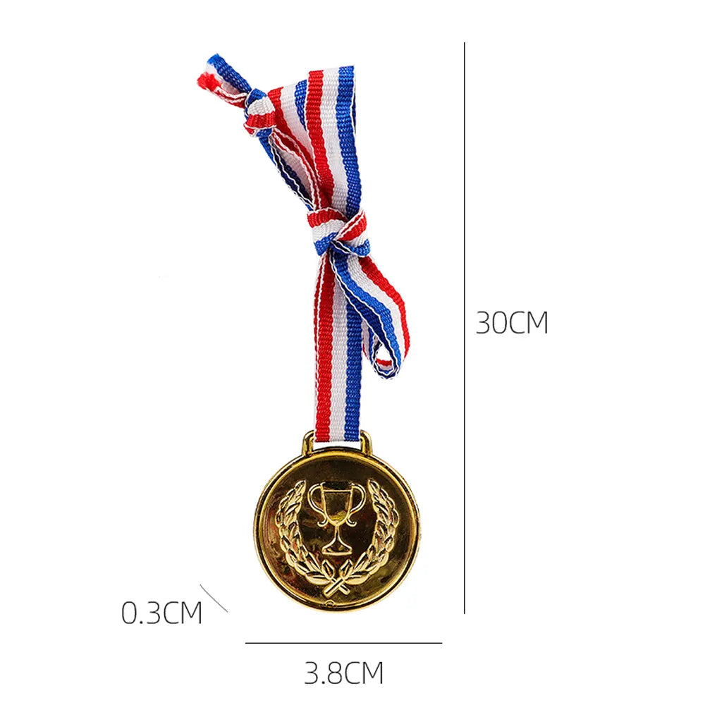 Lote de 6 Medallas Doradas