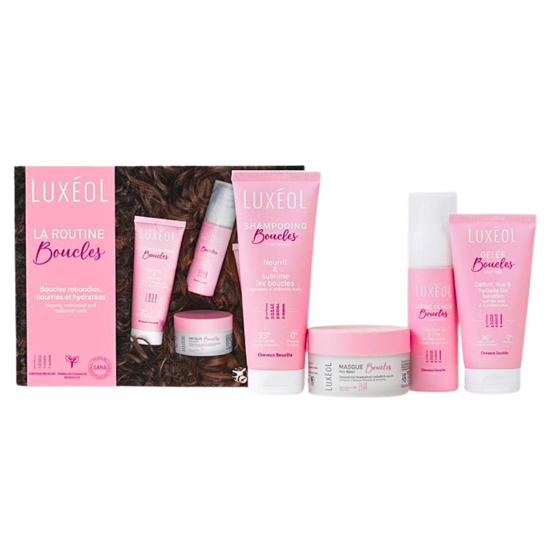 Luxéol Coffret Routine Boucles Voyage – kit format voyage