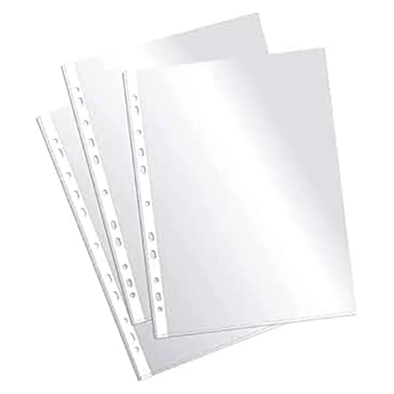 M.Office 100 Pochettes Perforées A4 – 50 Microns