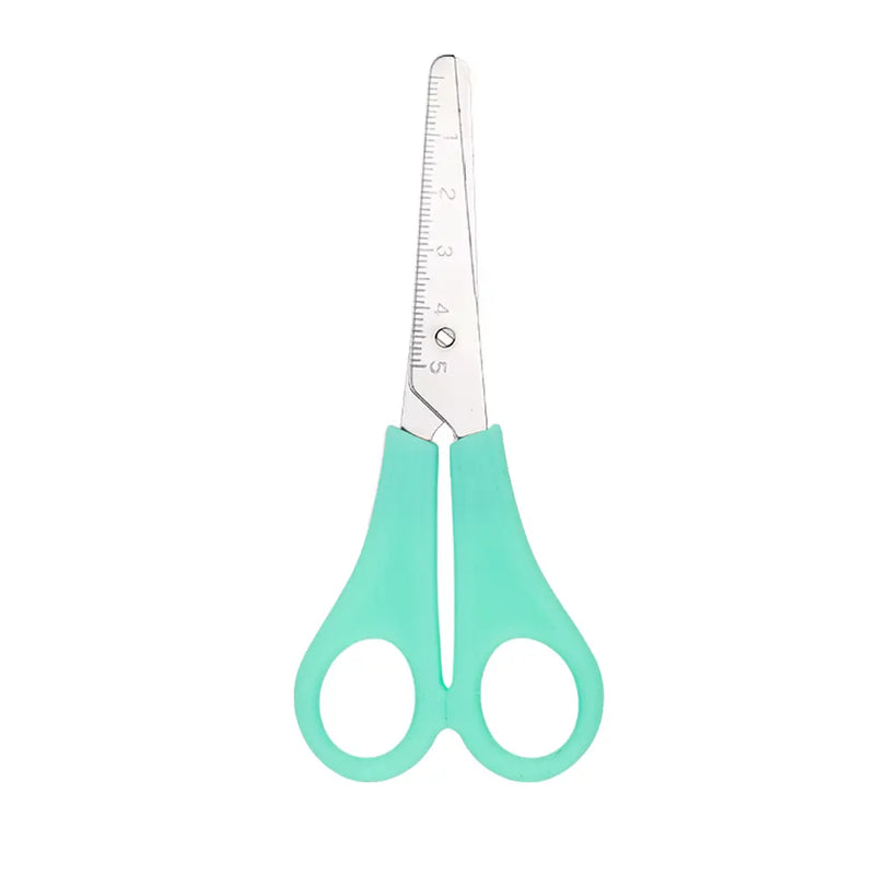 M.School 13 cm Round-Tip Scissors - Green
