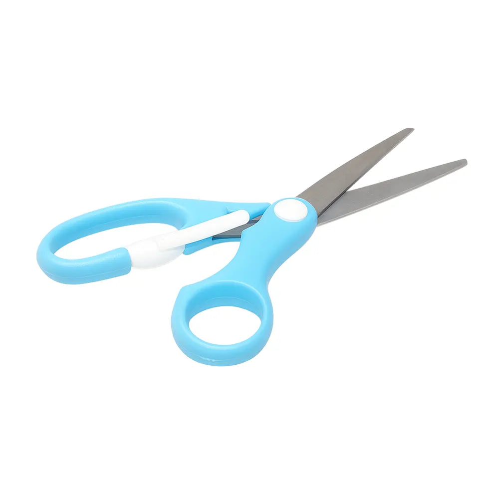 M.School Tijeras de Seguridad de Punta Redonda 13 cm - Azul