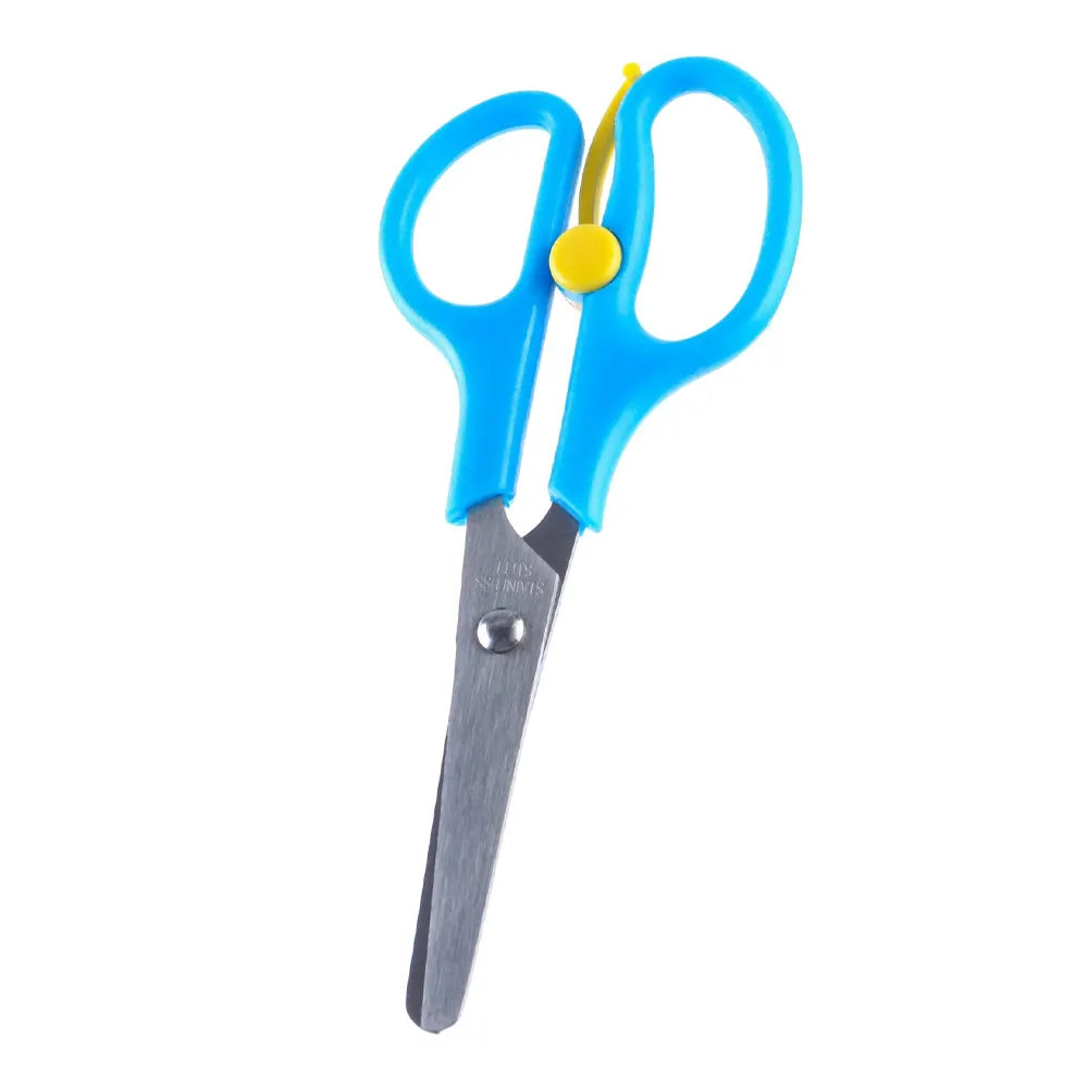 M.School Tijeras de Seguridad de Punta Redonda 13 cm - Azul