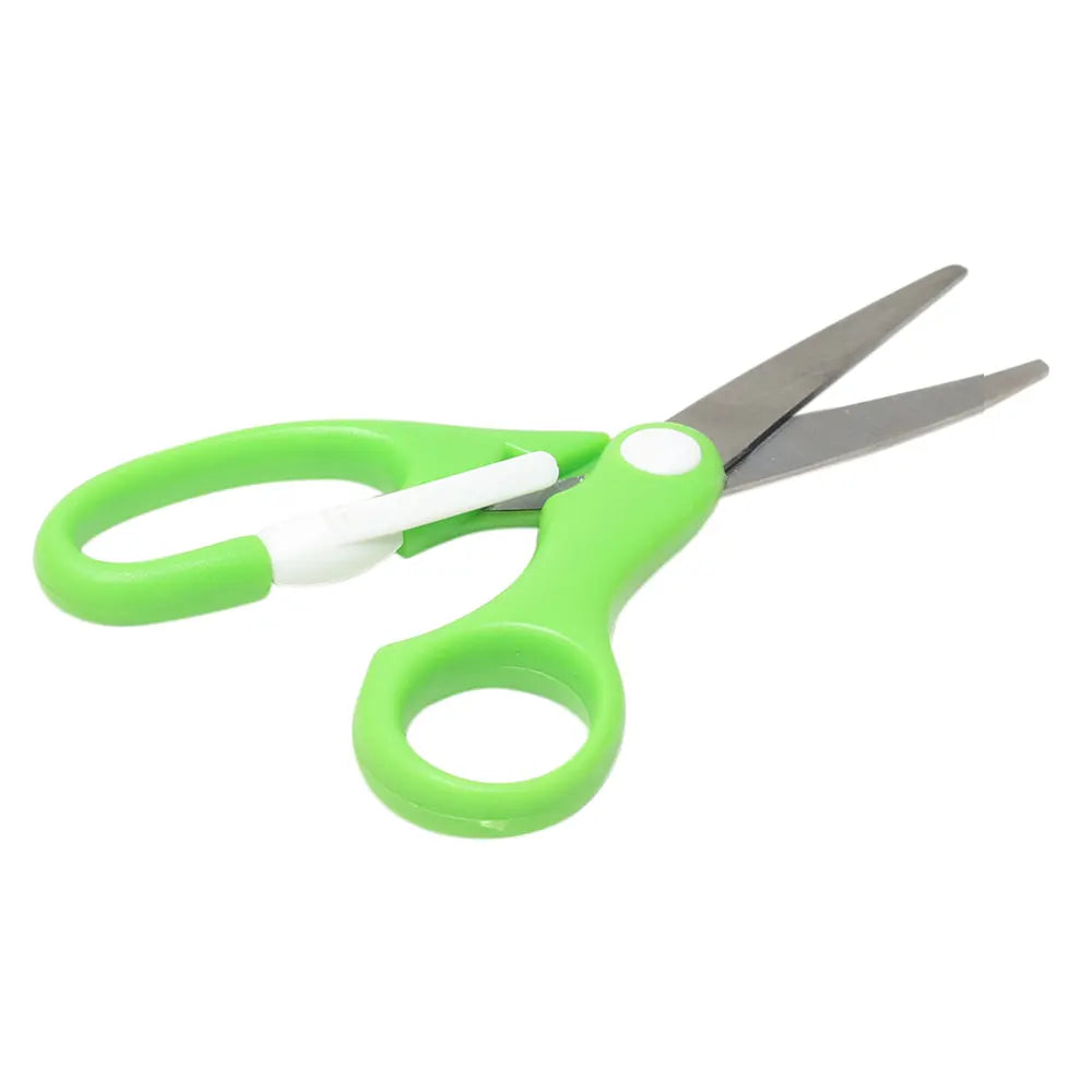 M.School Tijeras de Seguridad de Punta Redonda 13 cm - Verde