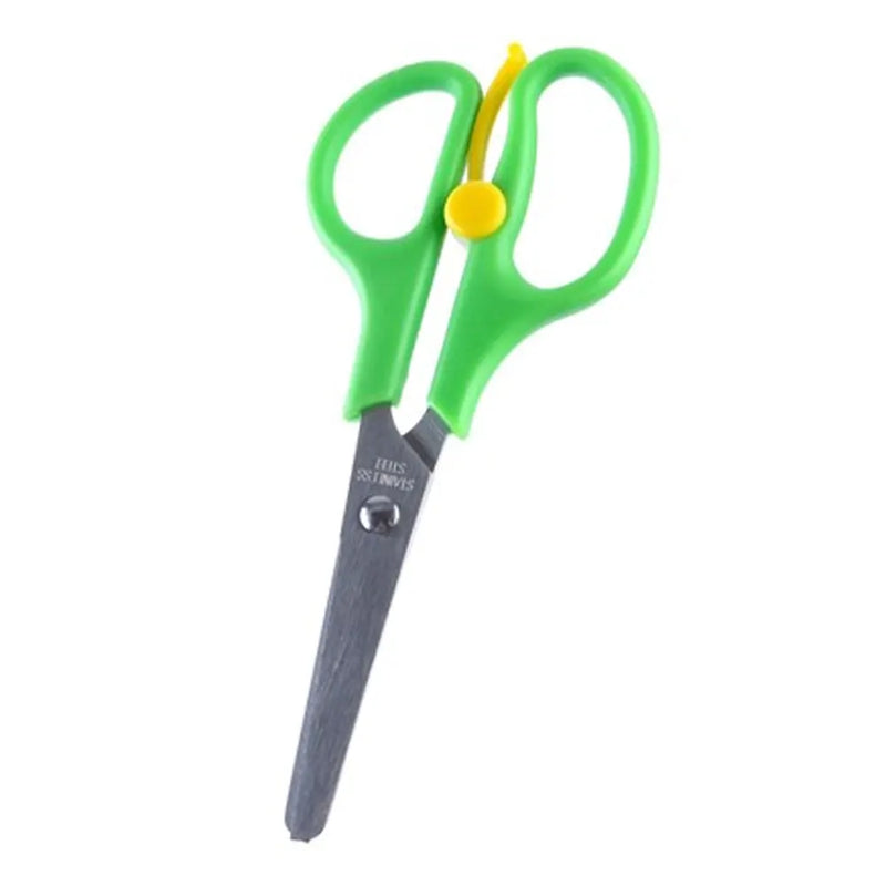 M.School Round-Tipped Safety Scissors 13 cm - Green