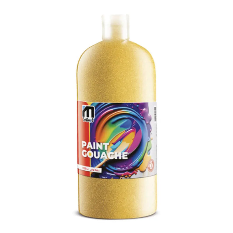 M.School Gouache Paint 250 ml Bottle - Gold