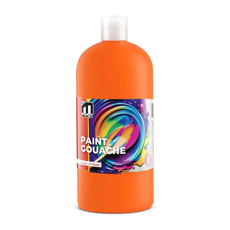 M.School Gouache Paint 250 ml Bottle - Orange
