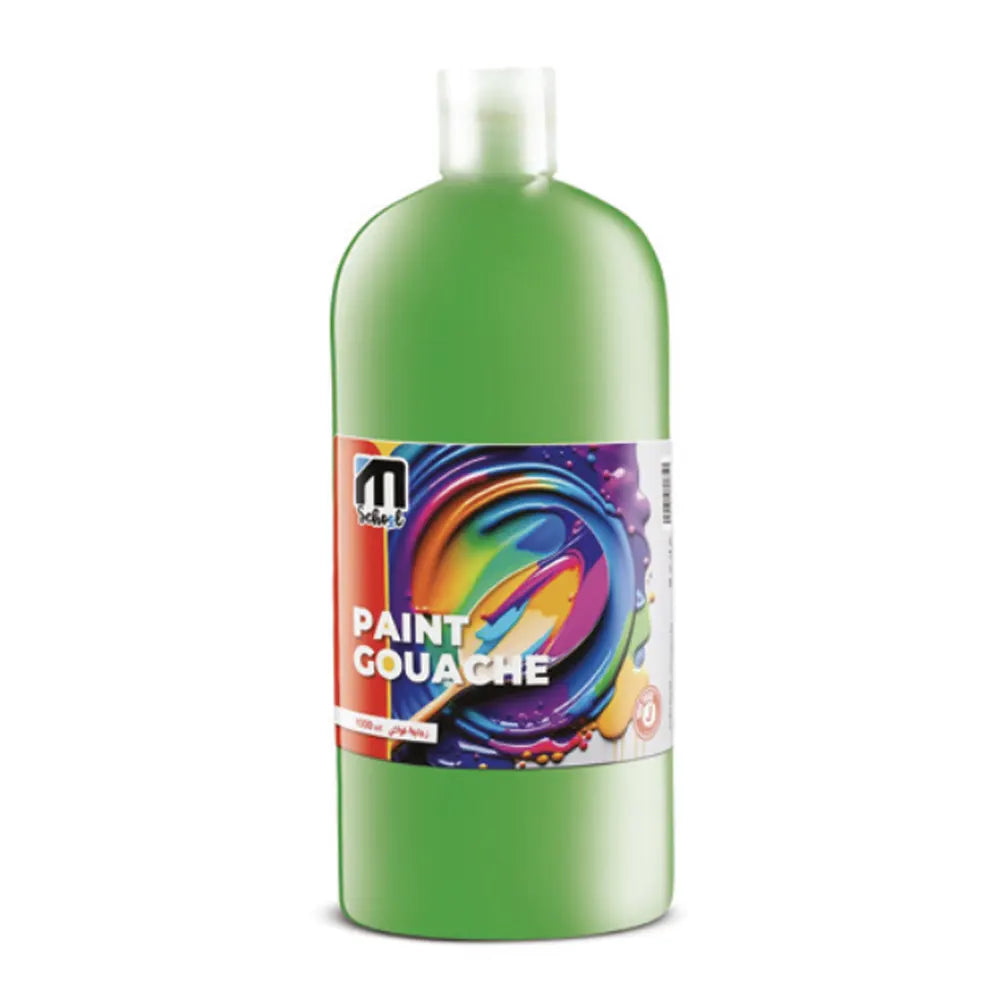 M.School Gouaches en Bouteille de 250 ml - Vert