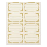 M.School Étiquettes Adhésives 5.5 x3.5 cm - 64 Unités