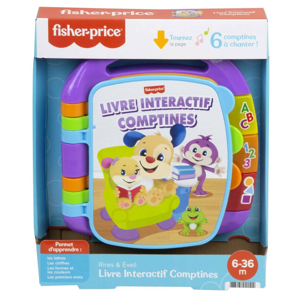 Fisher-Price Livre Interactif Comptines – 6M+