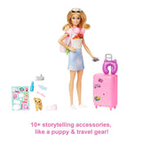 Mattel Barbie Coffret Voyage Malibu avec Chiot – 3A+