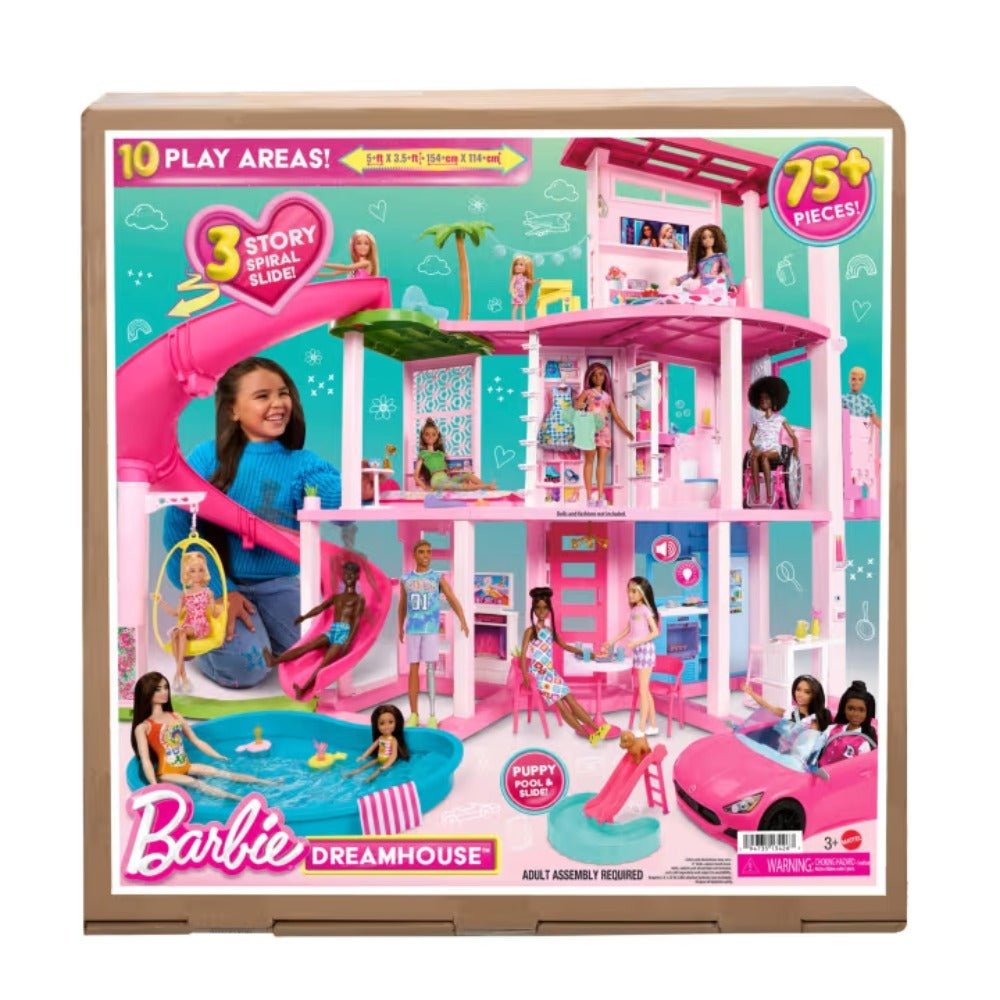 Mattel Barbie Maison de Rêve 3 Étages 75+ Éléments – 3A+