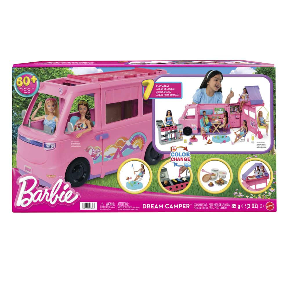 Mattel Barbie Camping-Car de Rêve 60+ Accessoires – 3A+