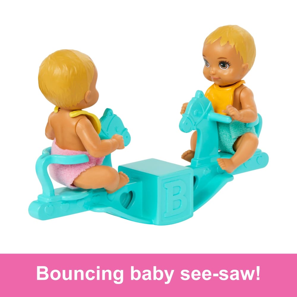 Mattel Barbie La Chambre des Jumeaux Coffret Skipper, Bébés et Accessoires – 3A+