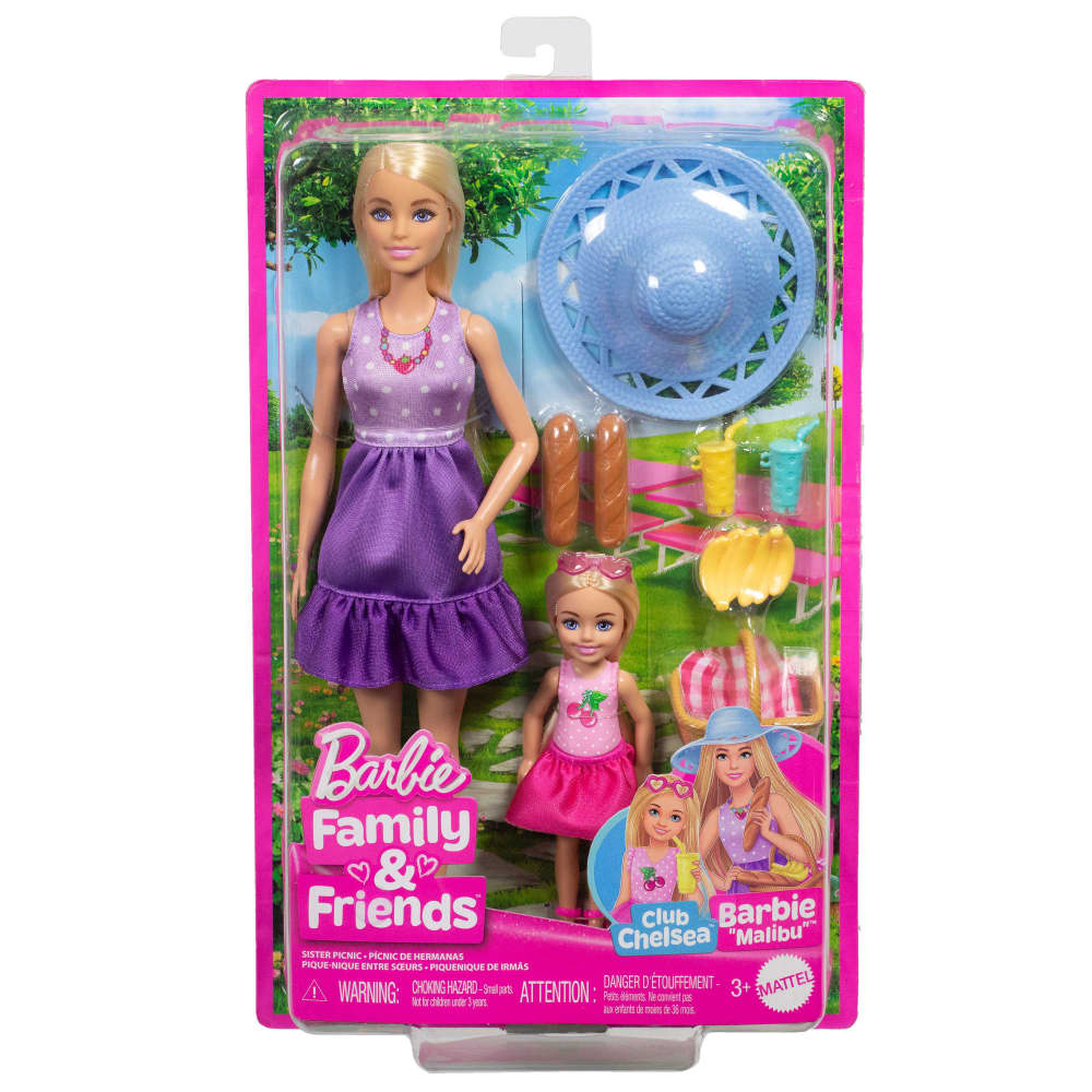 Mattel Barbie Coffret Barbie et Chelsea Pique-nique – 3A+