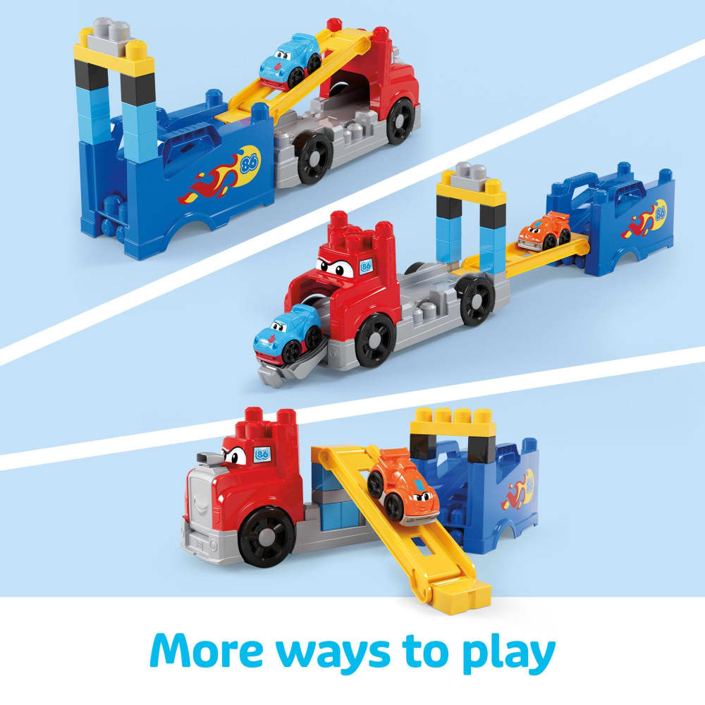 Mattel Mega Bloks Camion de Course et Construction 19 Pièces – 1A+