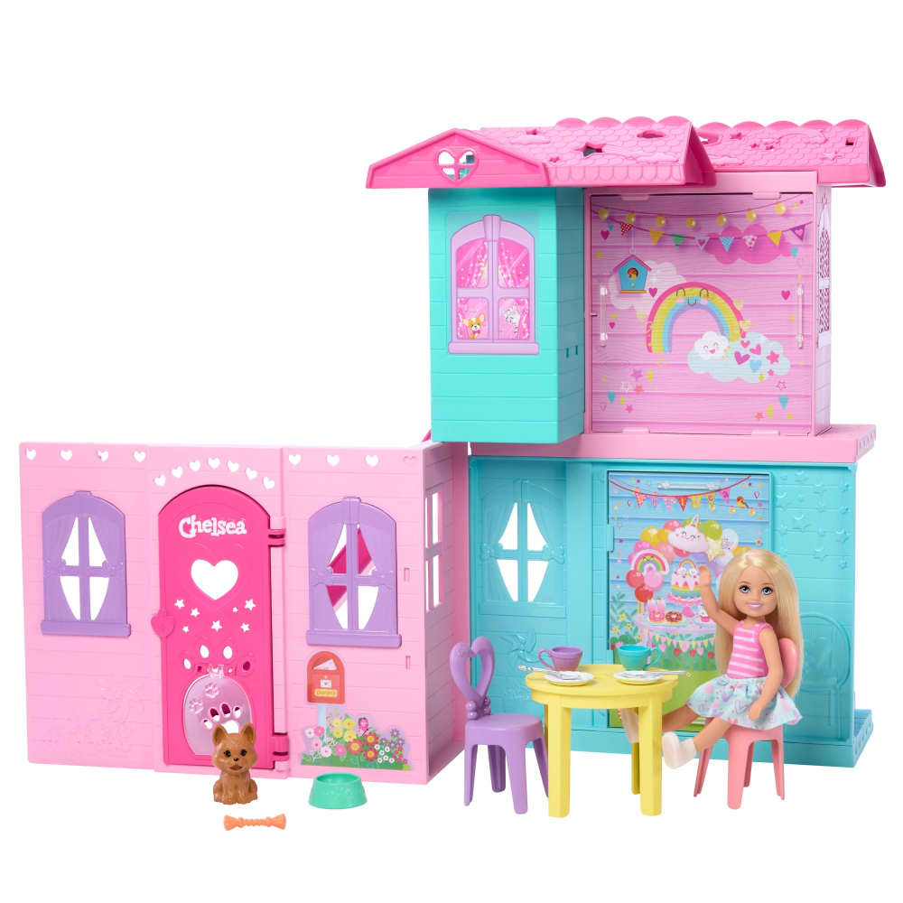 Mattel Barbie Club Chelsea Maison Transformable avec Accessoires – 3A+