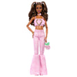 Mattel Barbie Deluxe Style Poupée Brune Tenue Rose Étoile – 3A+