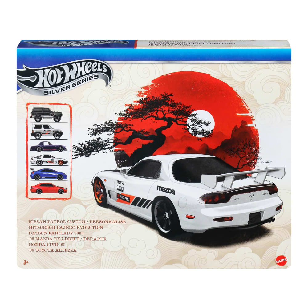 Mattel Hot Wheels Multipack Street of Japan 6 Véhicules – 3A+