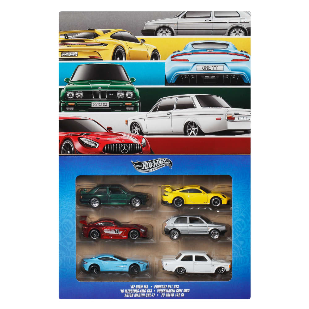 Mattel Hot Wheels Multipack Euro Style 6 Véhicules – 3A+