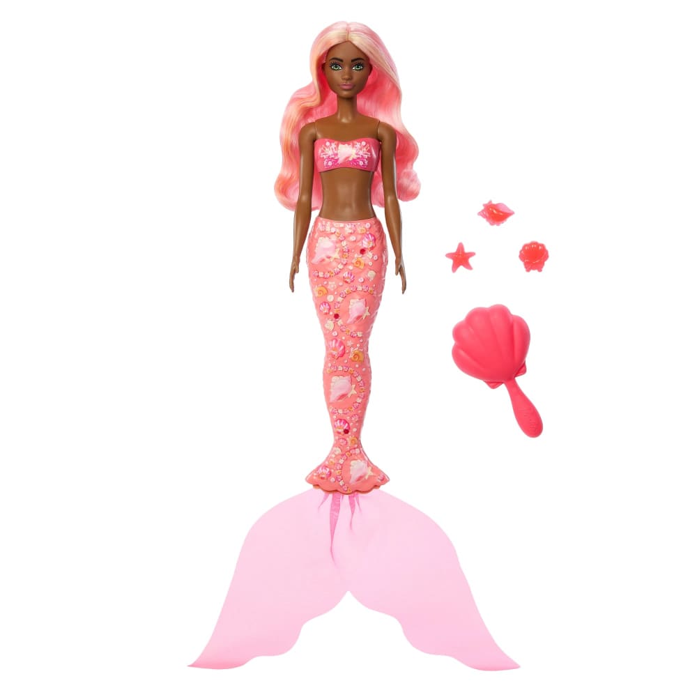 Mattel Barbie Color Reveal Poupée Sirène Changement de Couleur – 3A+