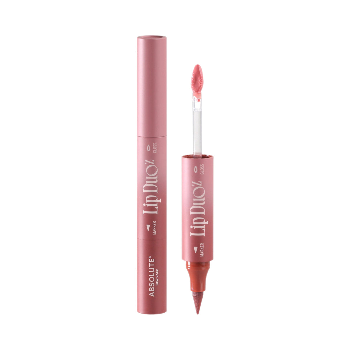 Duo lèvres Absolute New York Lip DuoZ Mauvemente, feutre et gloss