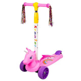 Trottinette Enfant à 3 Roues Licorne Rose - 3A+