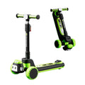 Trottinette Enfant avec Lumières LED et Musique Vert - 3A+