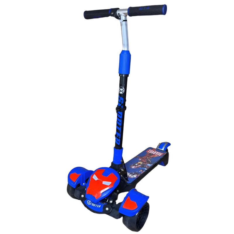Trottinette Enfant 3 Roues Marvel Bleu - 3A+
