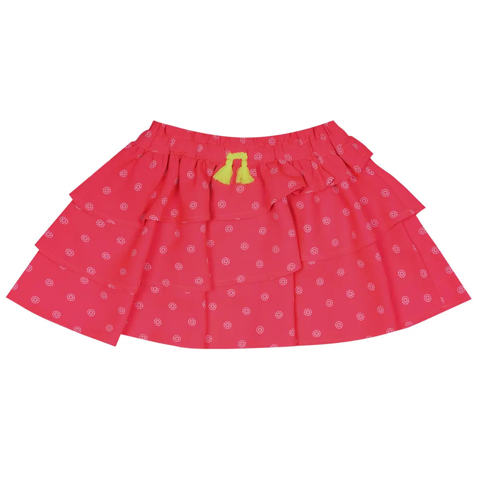 Maïcha Ensemble Flamenca T-shirt et Jupe- 2 pièces