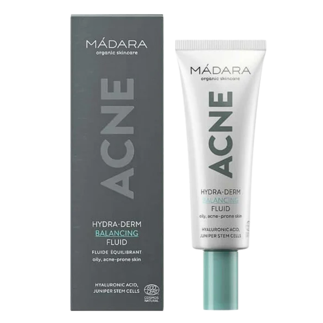 Madara Acne Hydra Derm fluide équilibrant 40 ml, flacon