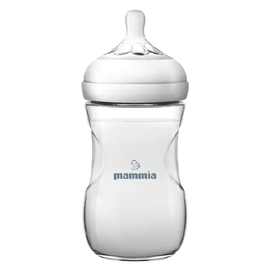 Biberon Mammia Natural Feeling 330 ml coloris blanc