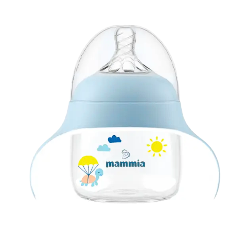 Mammia 2-in-1 Transition Bottle with Ergonomic Handles – 150 ml
