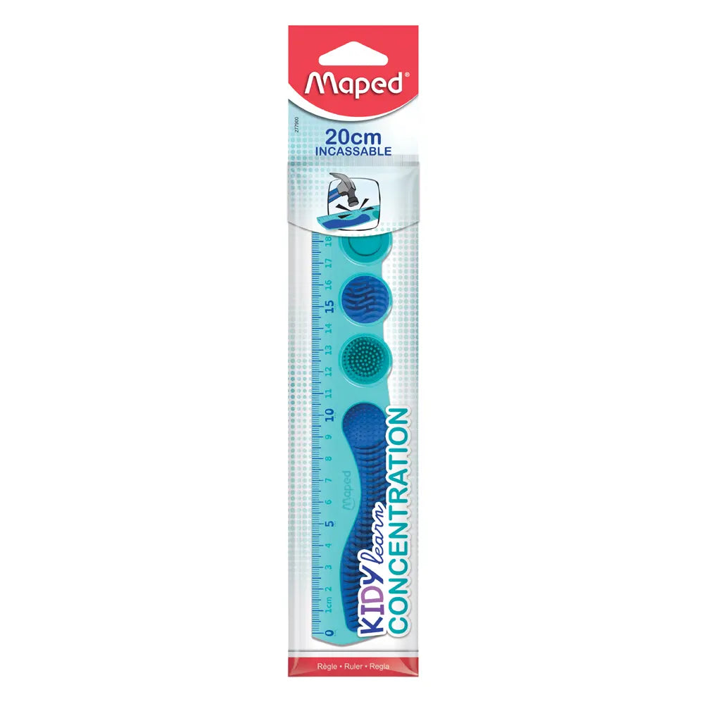 Maped Regla irrompible Kidy Learn Concentration - 20 cm