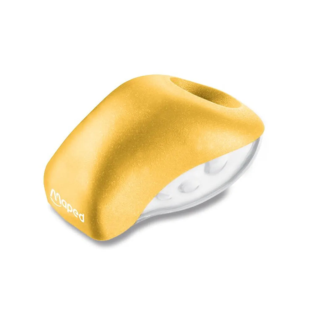Maped Bulbo Single-Hole Pencil Sharpener - Yellow