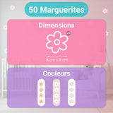 Pixelou Stickers Marguerites - Rose